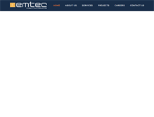 Tablet Screenshot of emtec-engineers.com